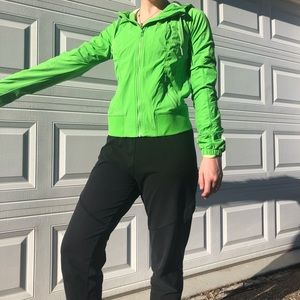 •Green Lulu lemon jacket